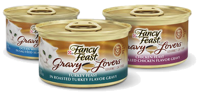 Fancy Feast canned cat food varieties